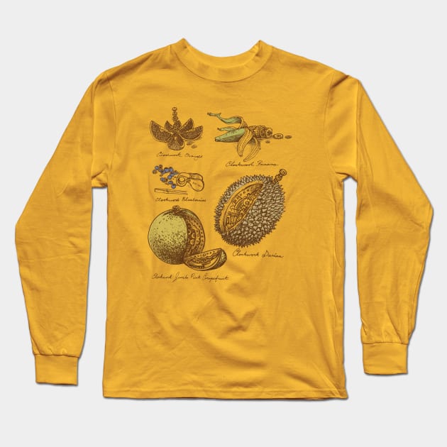 Clockwork Fruit Long Sleeve T-Shirt by ANTICLOTHESdotCOM